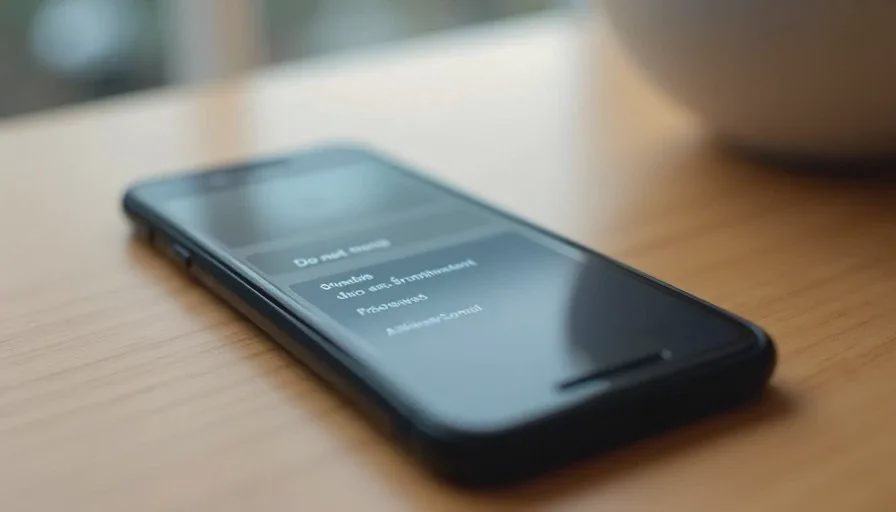 Focus settings that keep important calls reachable and silence the rest Smartphone screen showing focus mode settings that allow only selected contacts to break through.
